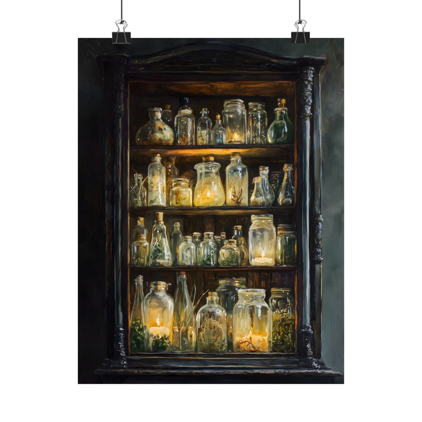 Witchy Cabinet Art Print