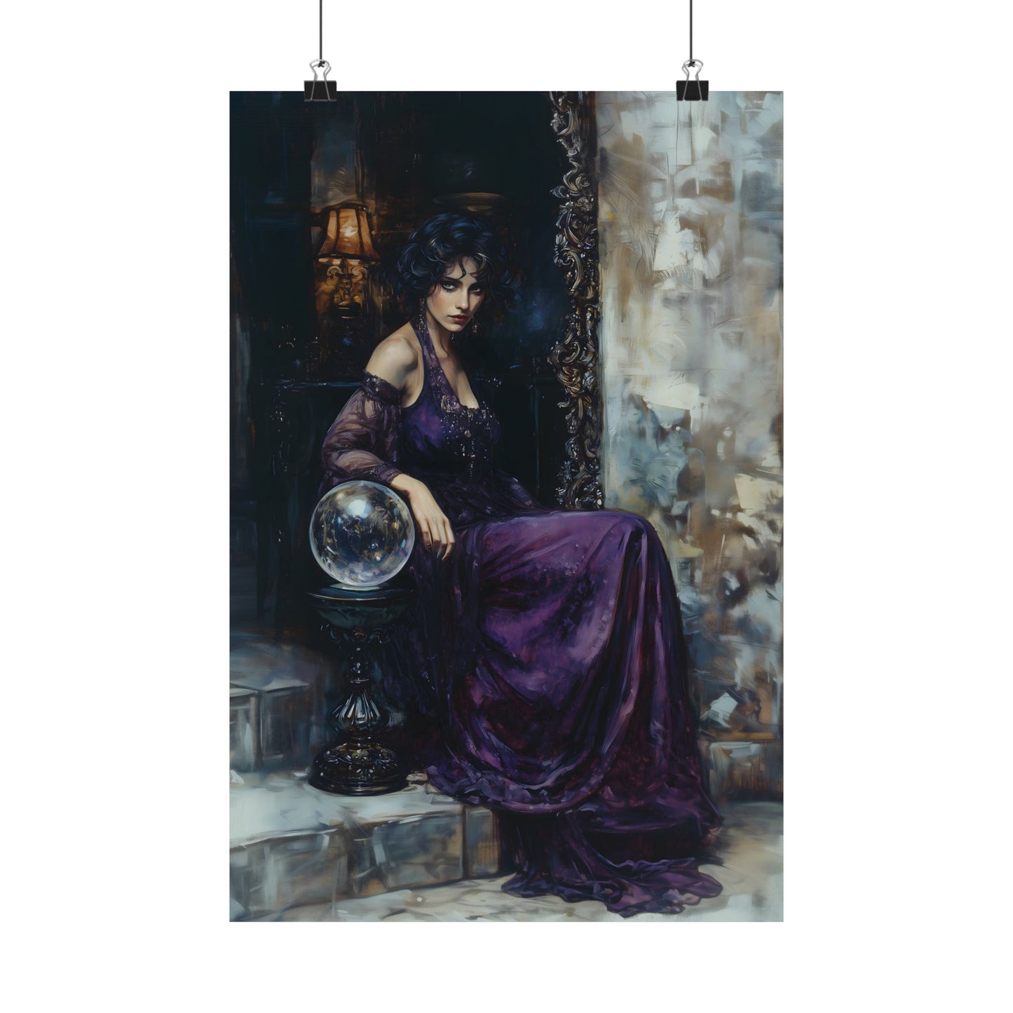 Purple Witch Art Print