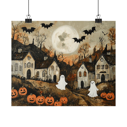 Halloween Town Art Print