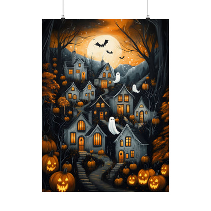 Halloween Town Art Print