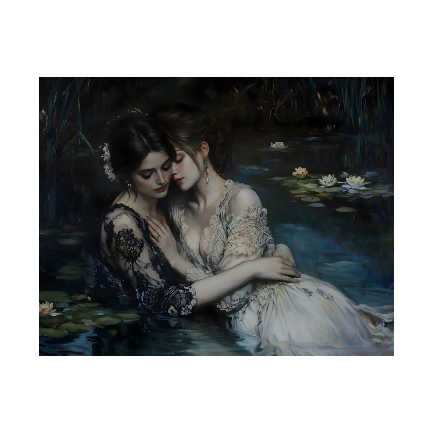 Lovers Art Print