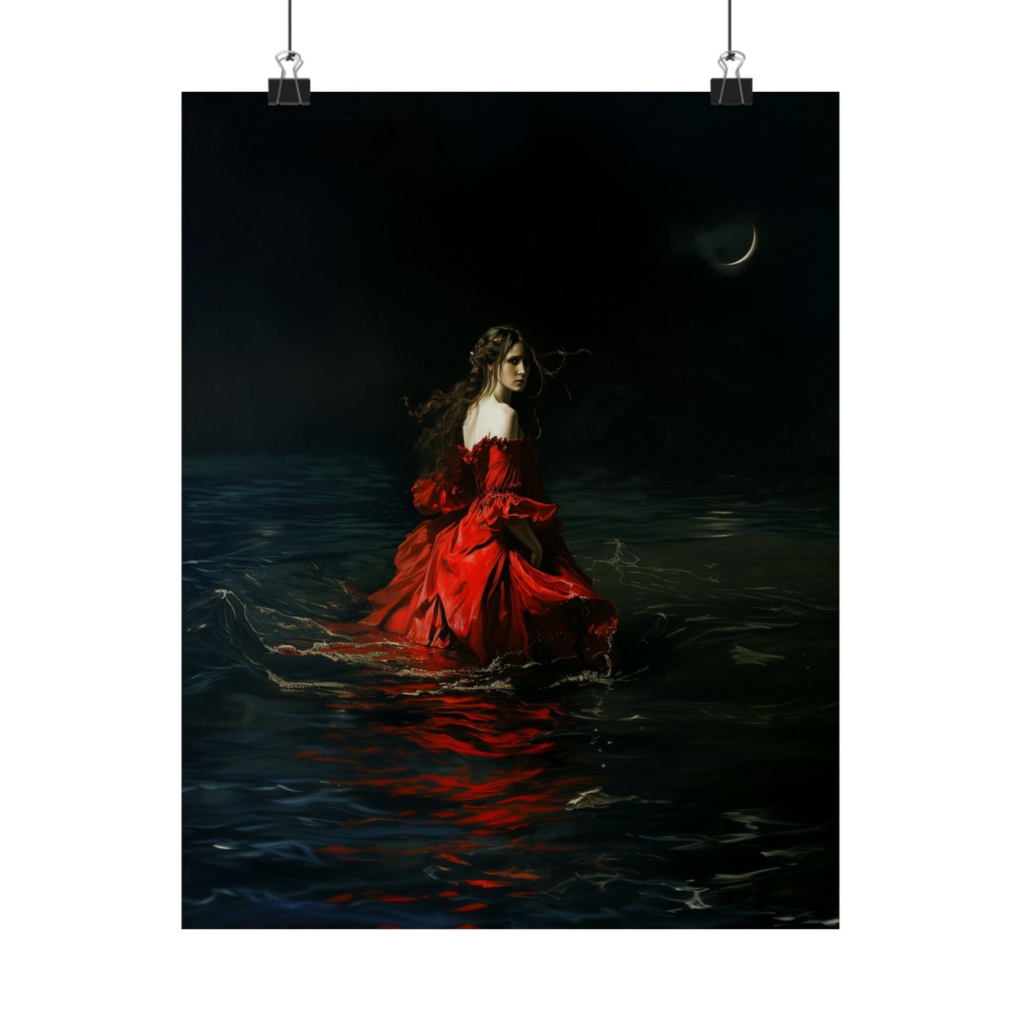 Red Dress Art Print