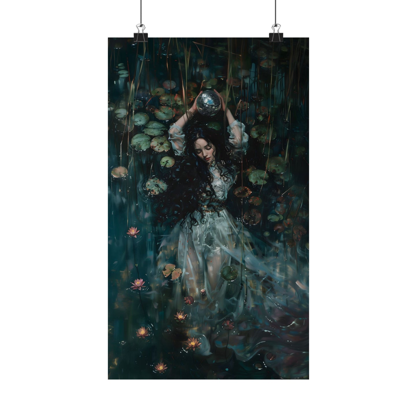 Dark Lake Art Print