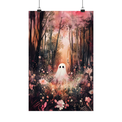 Floral Ghost Art Print