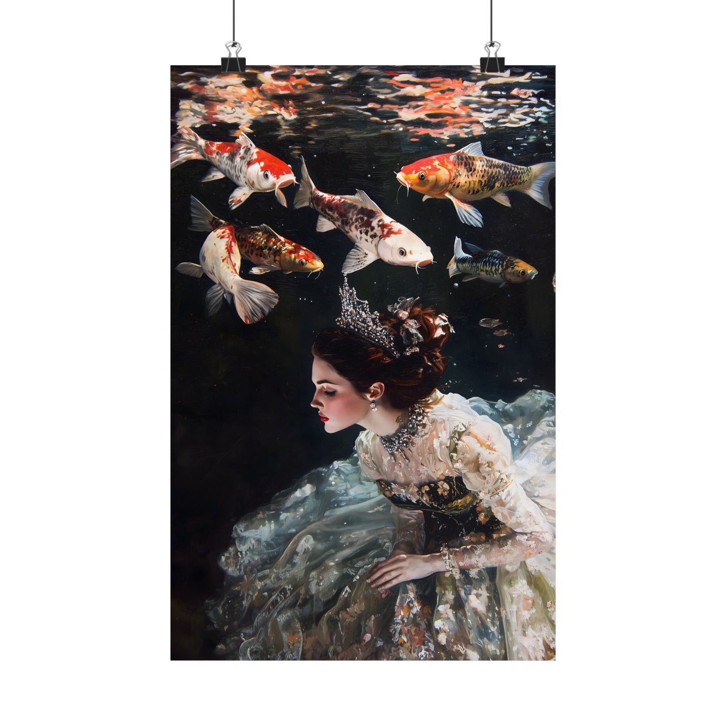 Underwater Princess Art Print