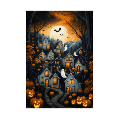 Halloween Town Art Print