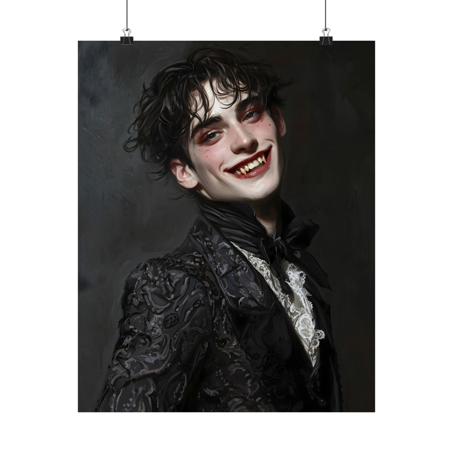 Cute Vampire Matte Vertical Posters