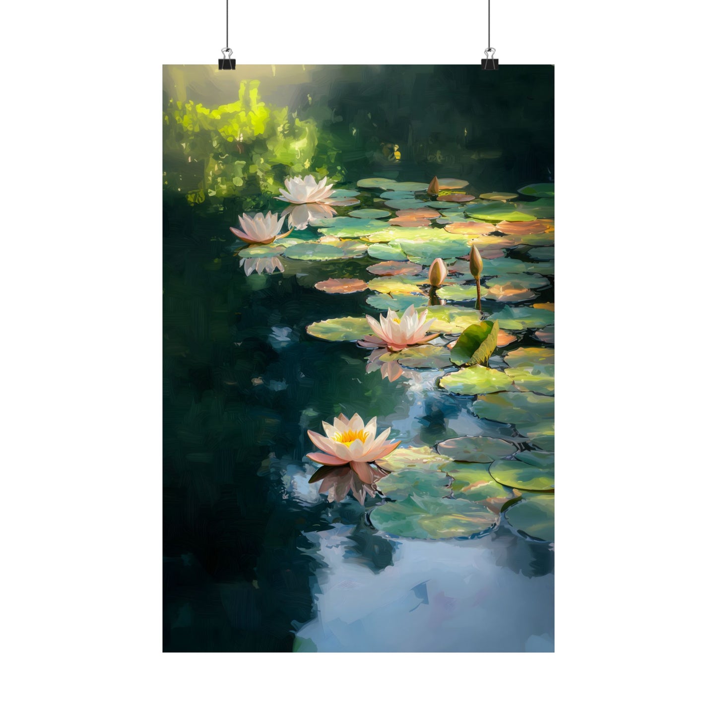 Lotus Pond Art Print