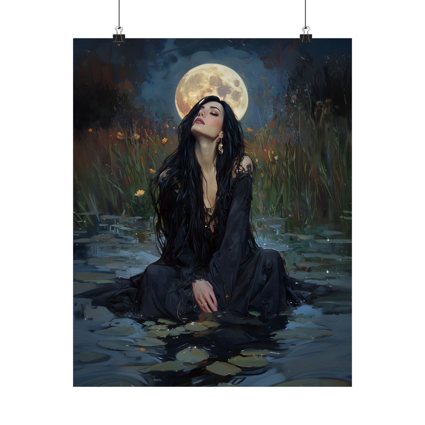 Moonshine Witch Art Print