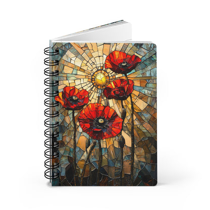 Poppies Spiral Bound Journal