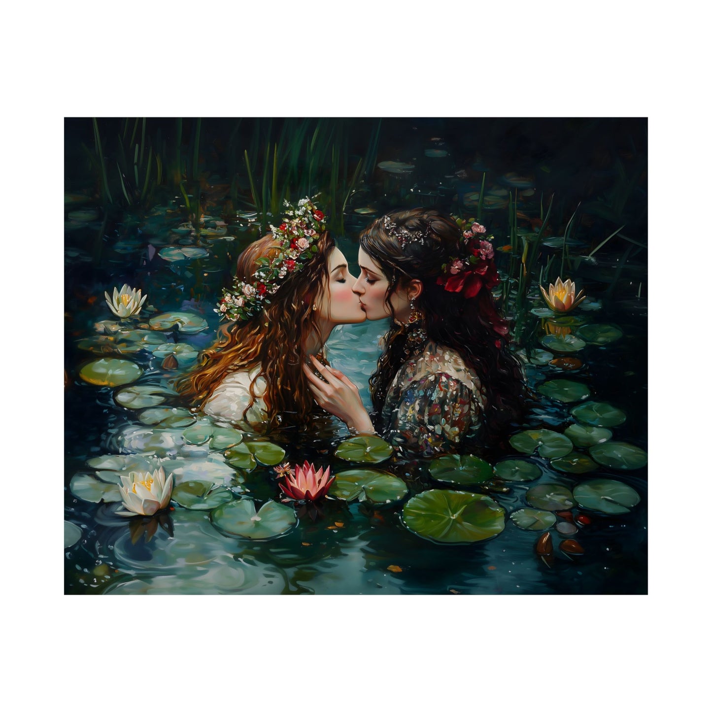 Ophelia in Love Art Print