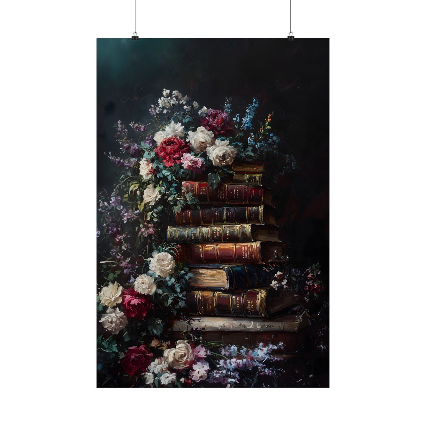 Stack of Books Art Print