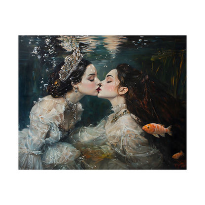 Underwater Love Art Print