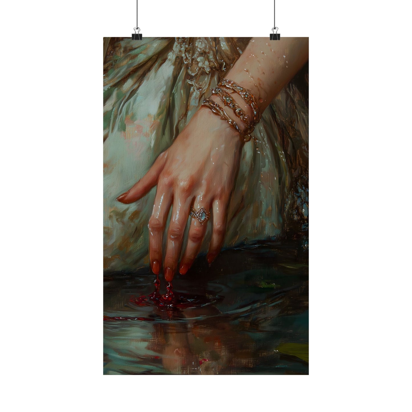 Bloody Hands Art Print