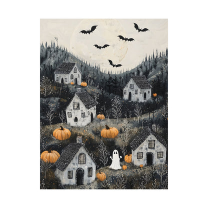 Halloween Town Art Print