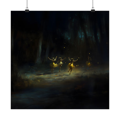 Fairies Forest Art Print