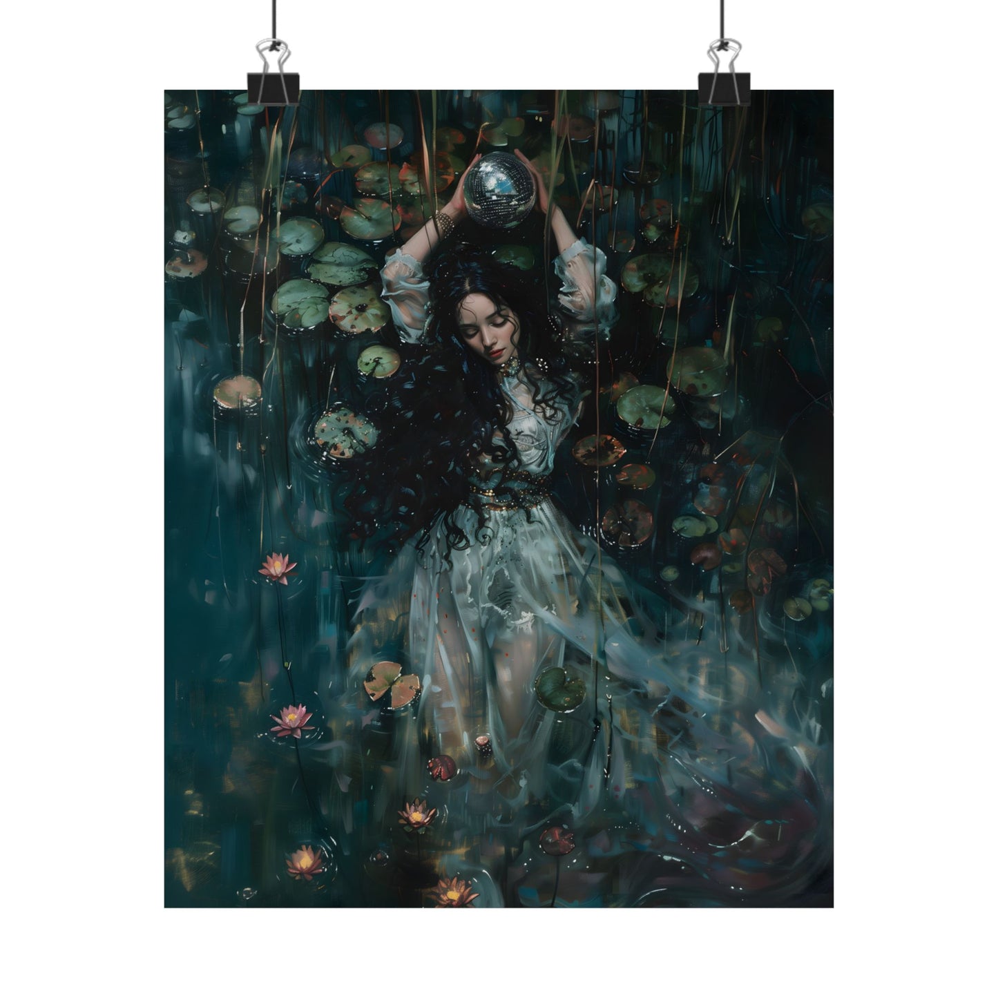 Dark Lake Art Print