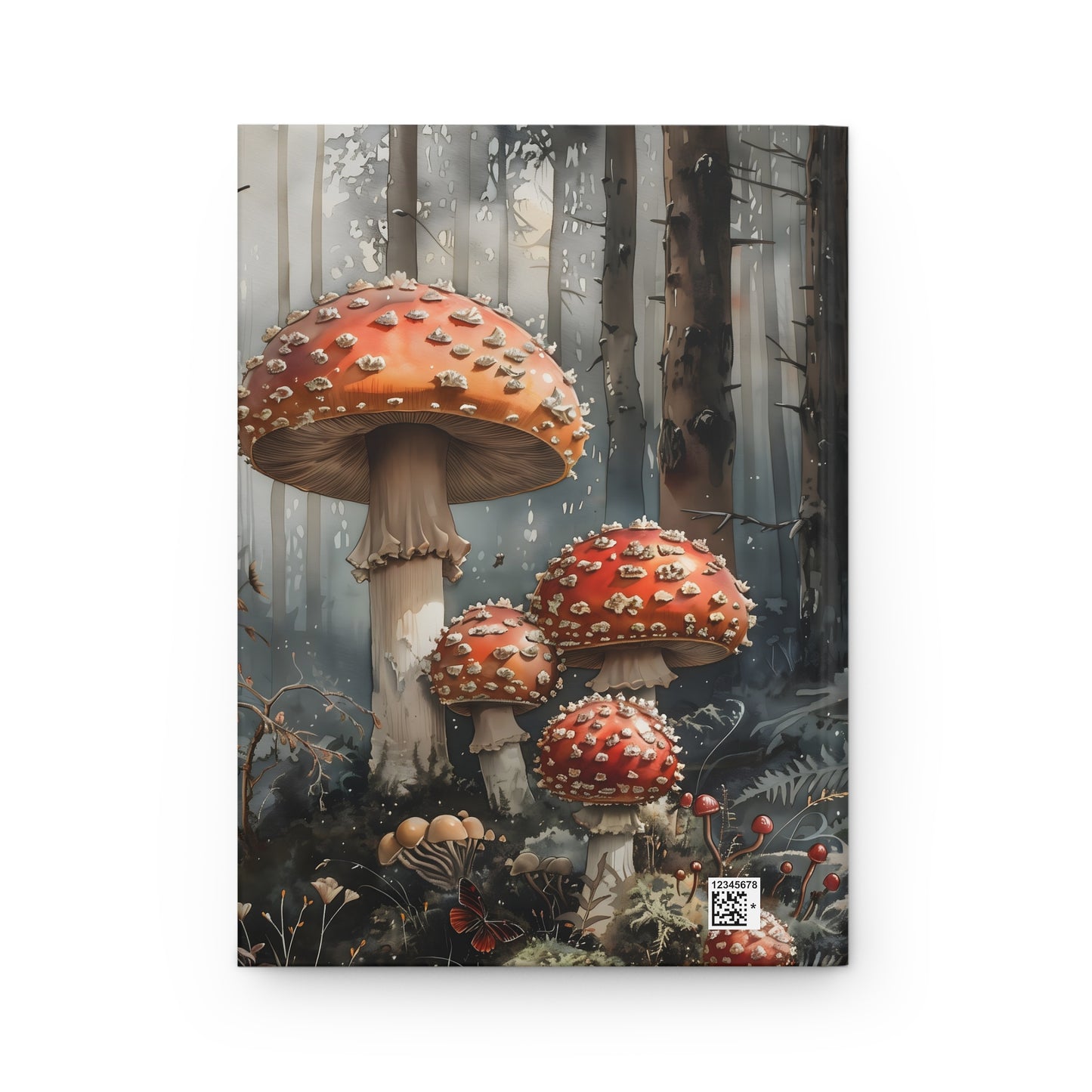 Mushrooms Hardcover Notebook