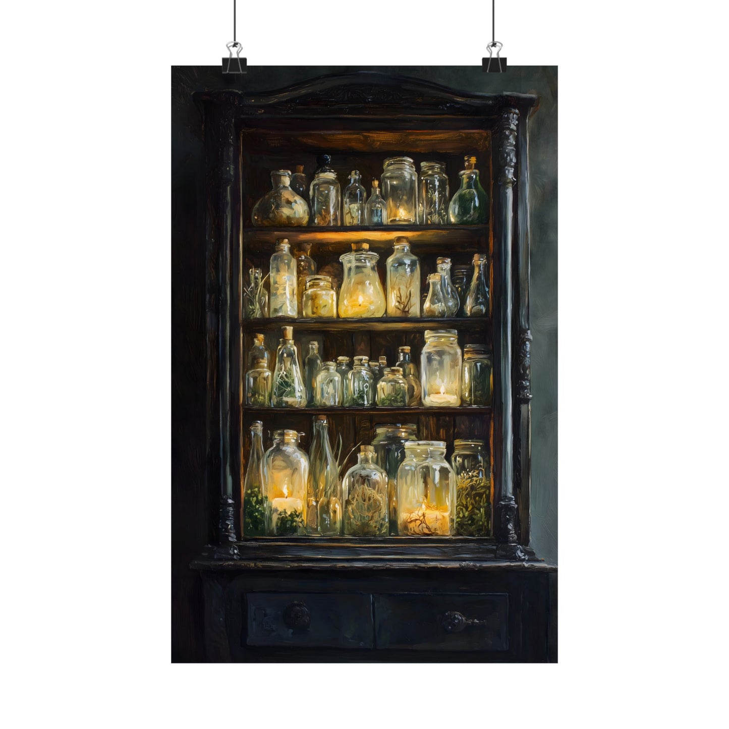 Witchy Cabinet Art Print