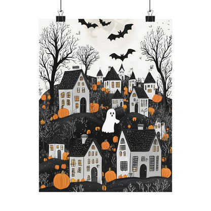 Halloween Town Art Print