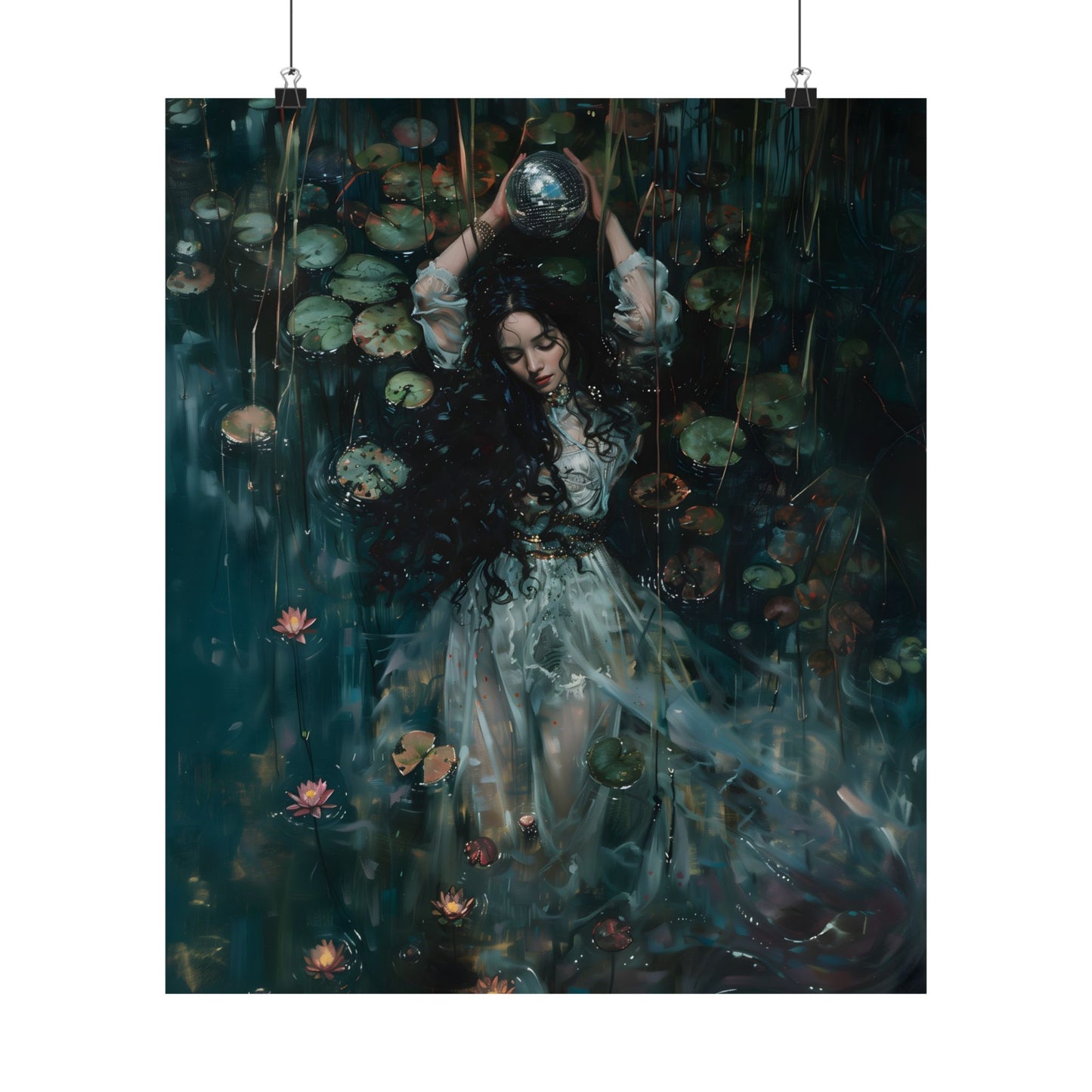 Dark Lake Art Print