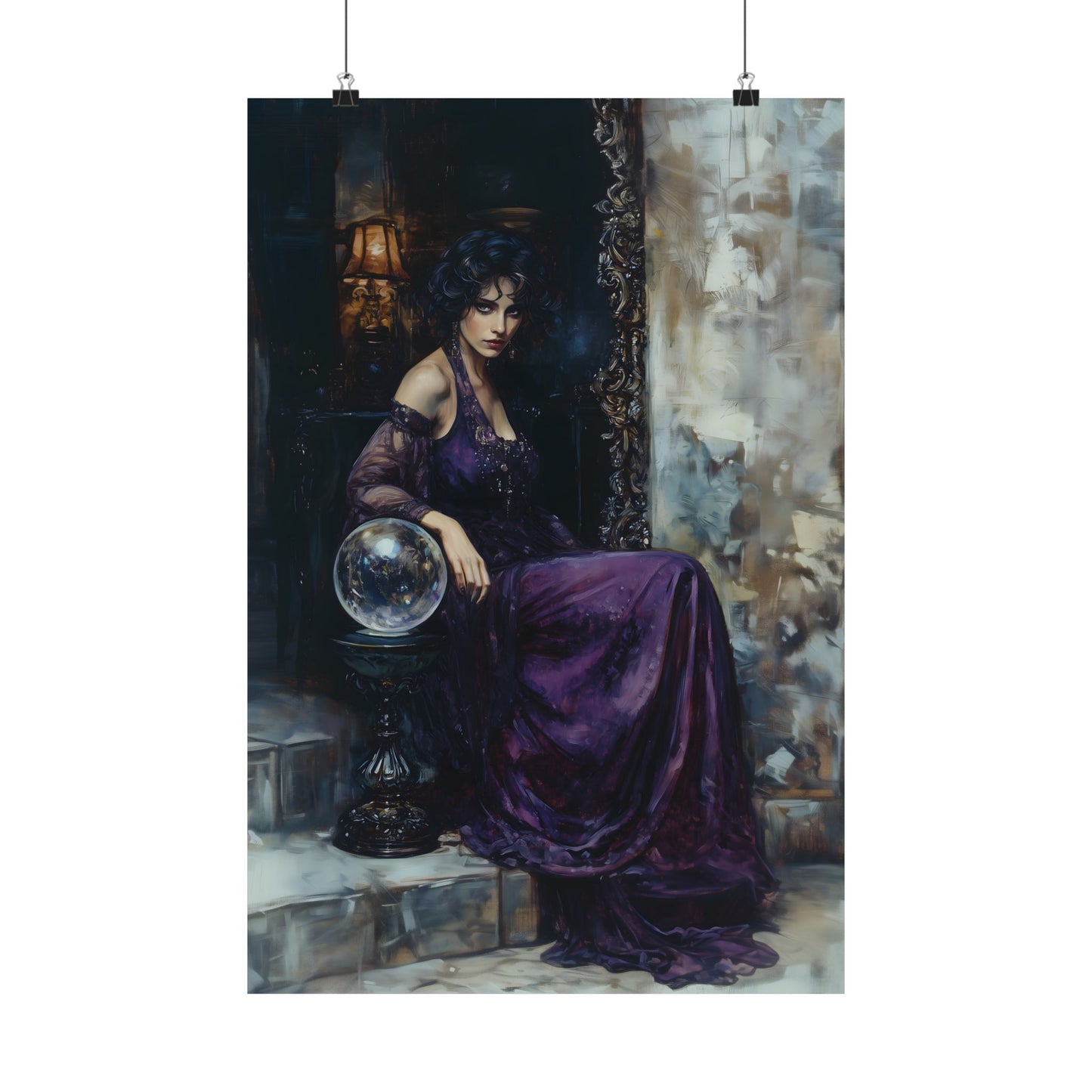 Purple Witch Art Print