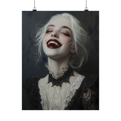 Vampire Beauty Art Print