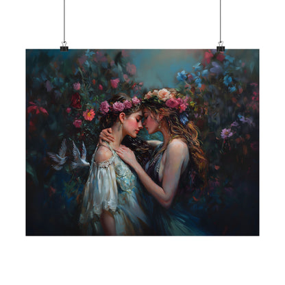 Spring Lovers Art Print