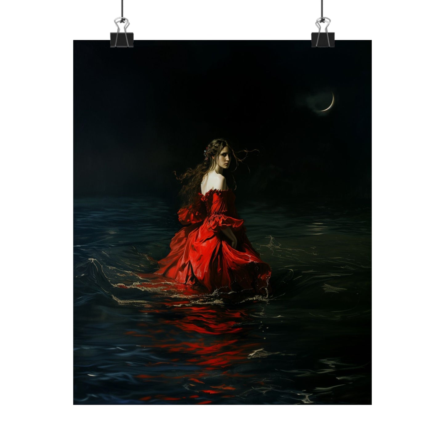 Red Dress Art Print