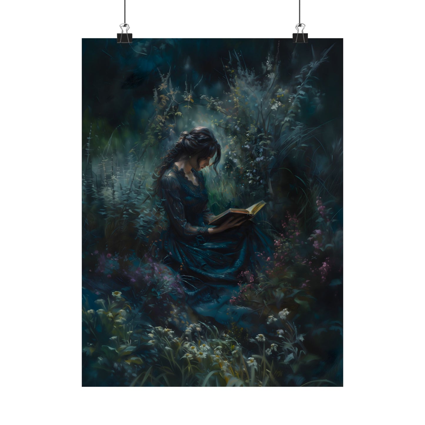 Midnight Reader Art Print