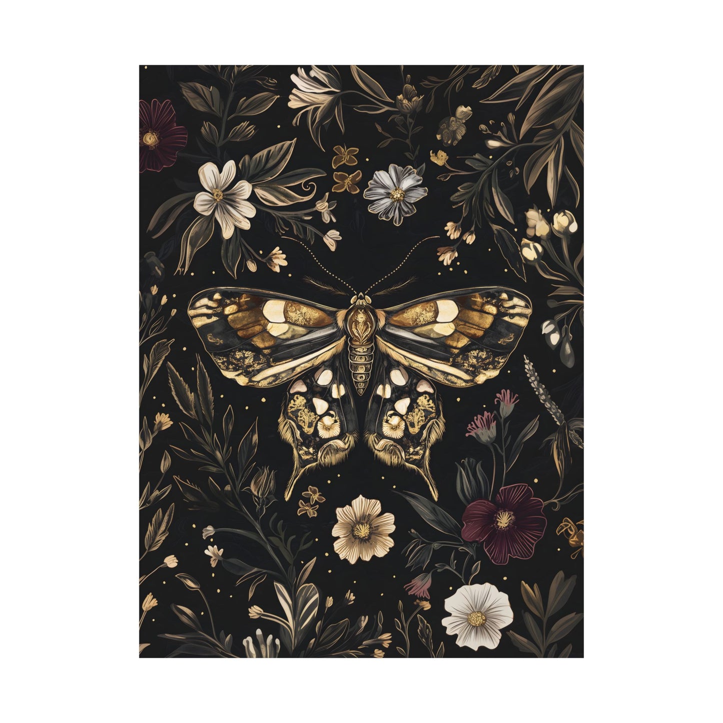 Dark Moth Art Print