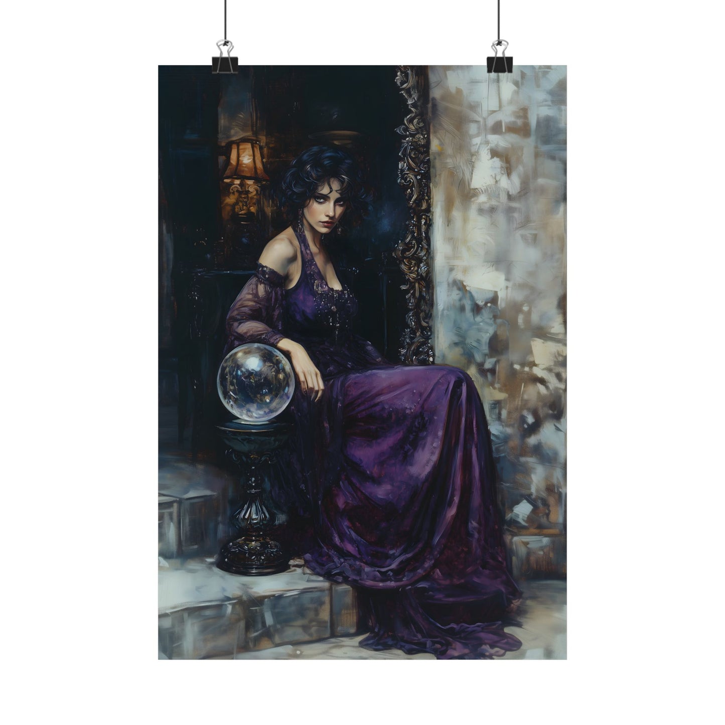 Purple Witch Art Print