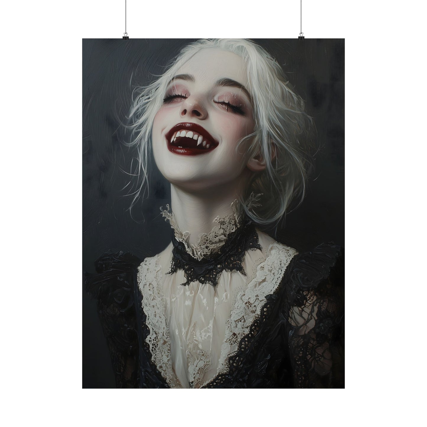 Vampire Beauty Art Print