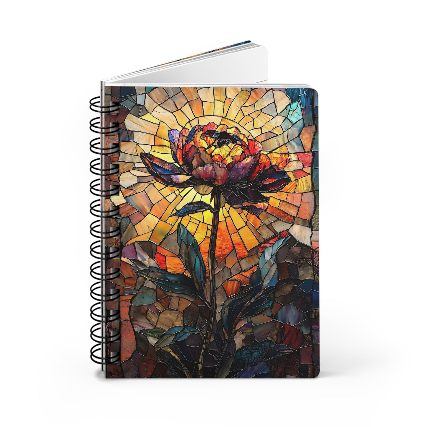 Peony Spiral Bound Journal