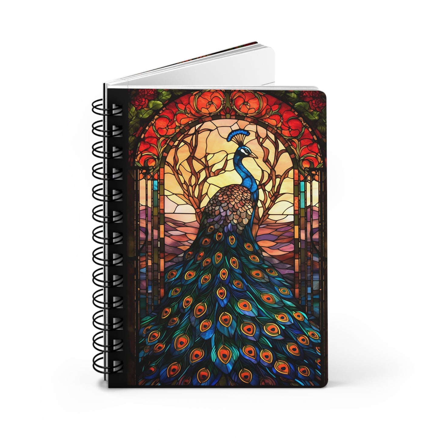 Peacock Spiral Bound Journal