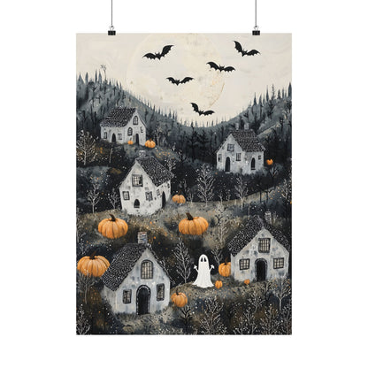 Halloween Town Art Print