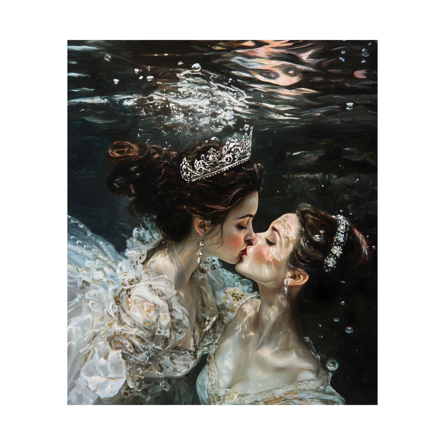 Underwater Love Art Print