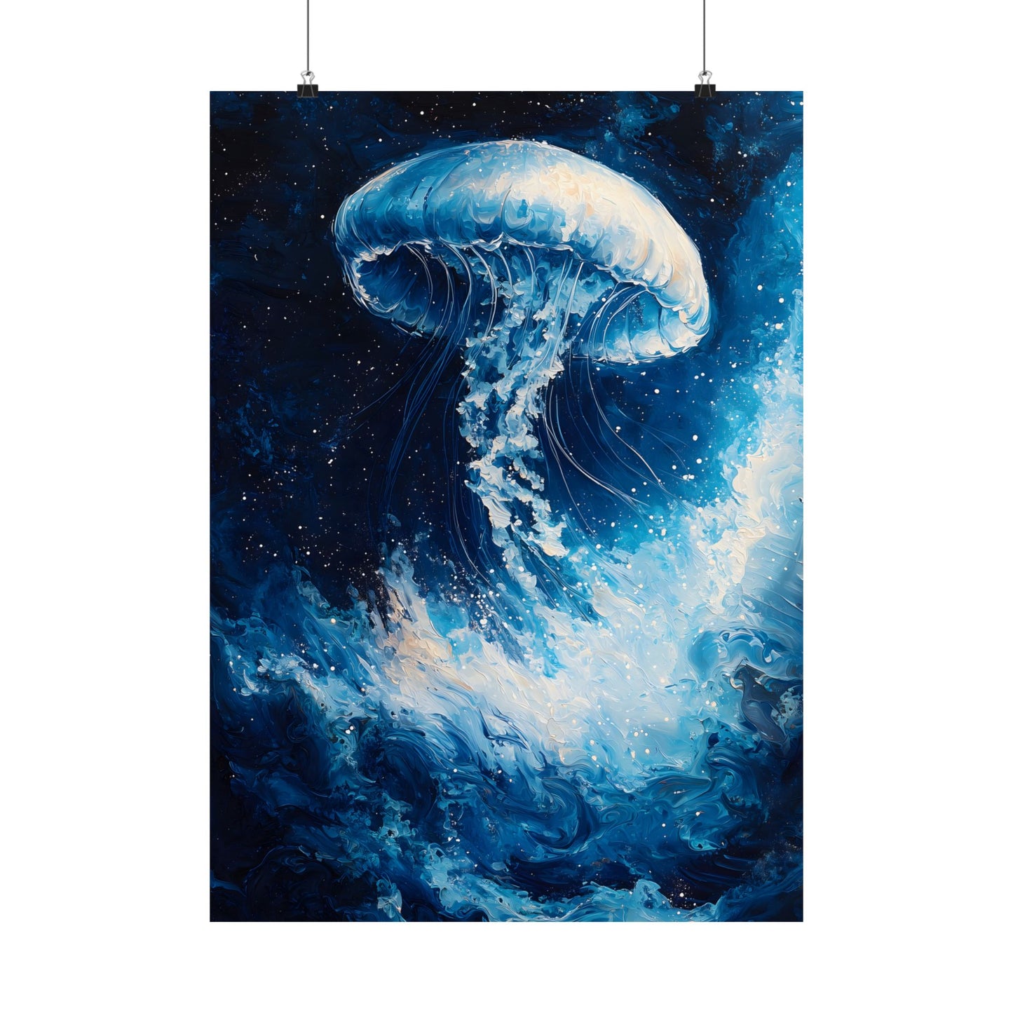 Mystic Jelly Fish Art Print