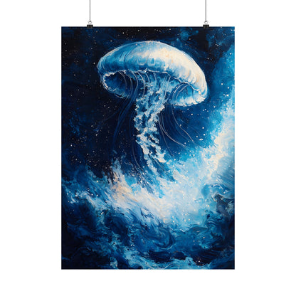 Mystic Jelly Fish Art Print