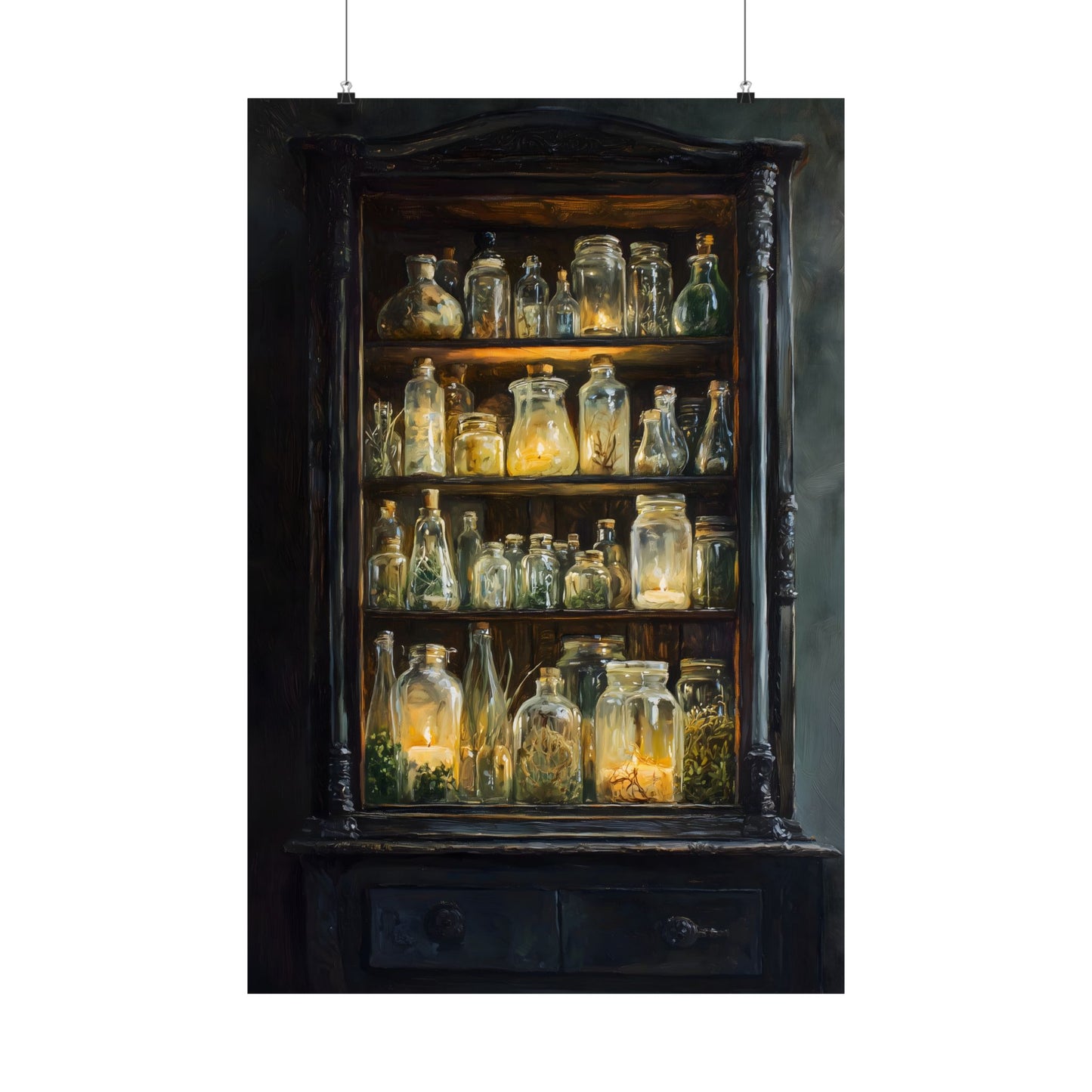 Witchy Cabinet Art Print