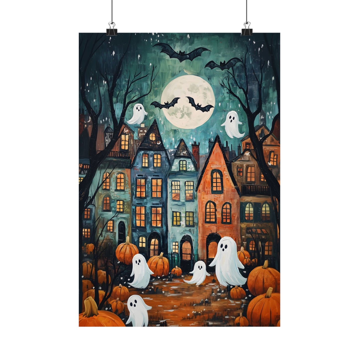 Halloween Town Art Print