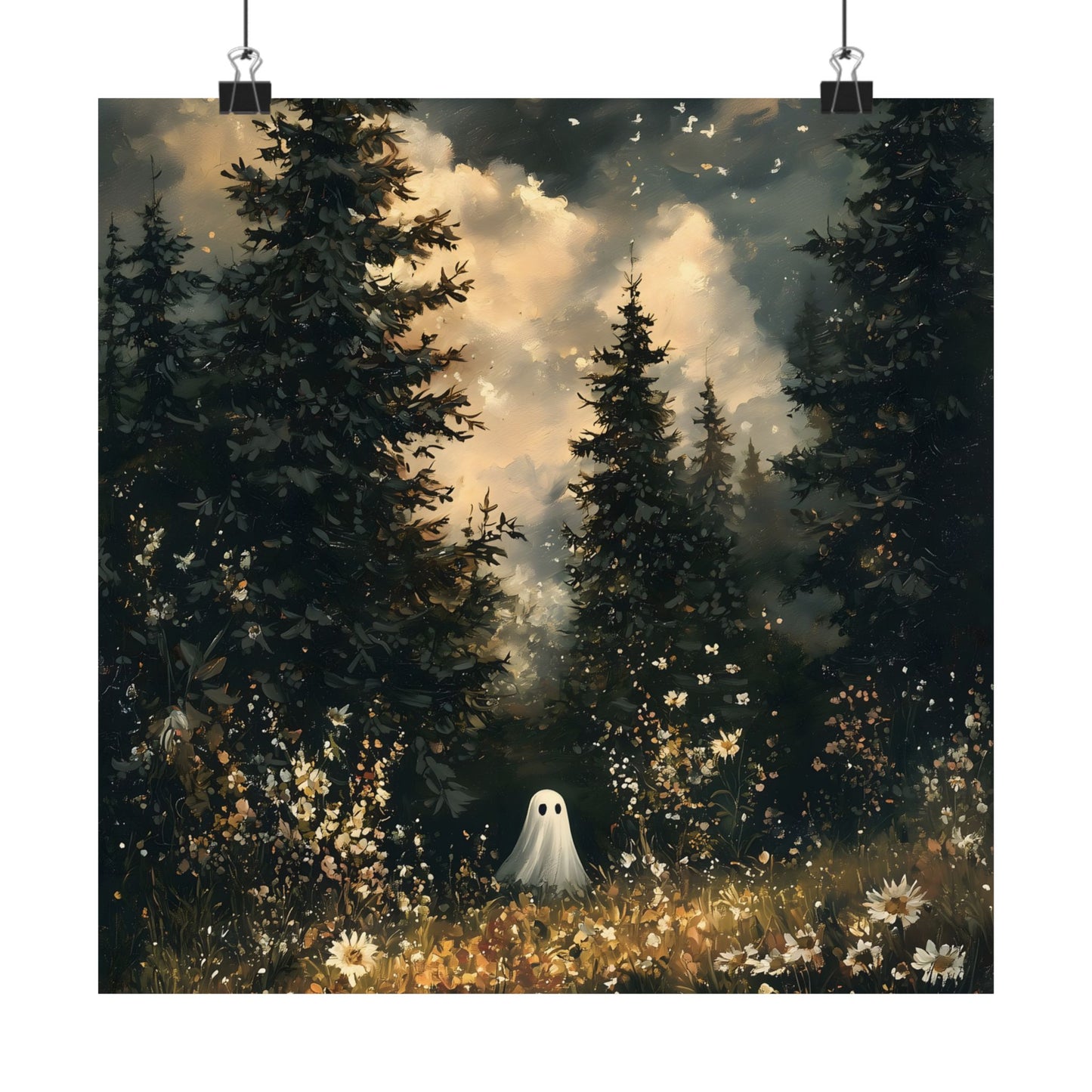 Whimsy Ghost Art Print