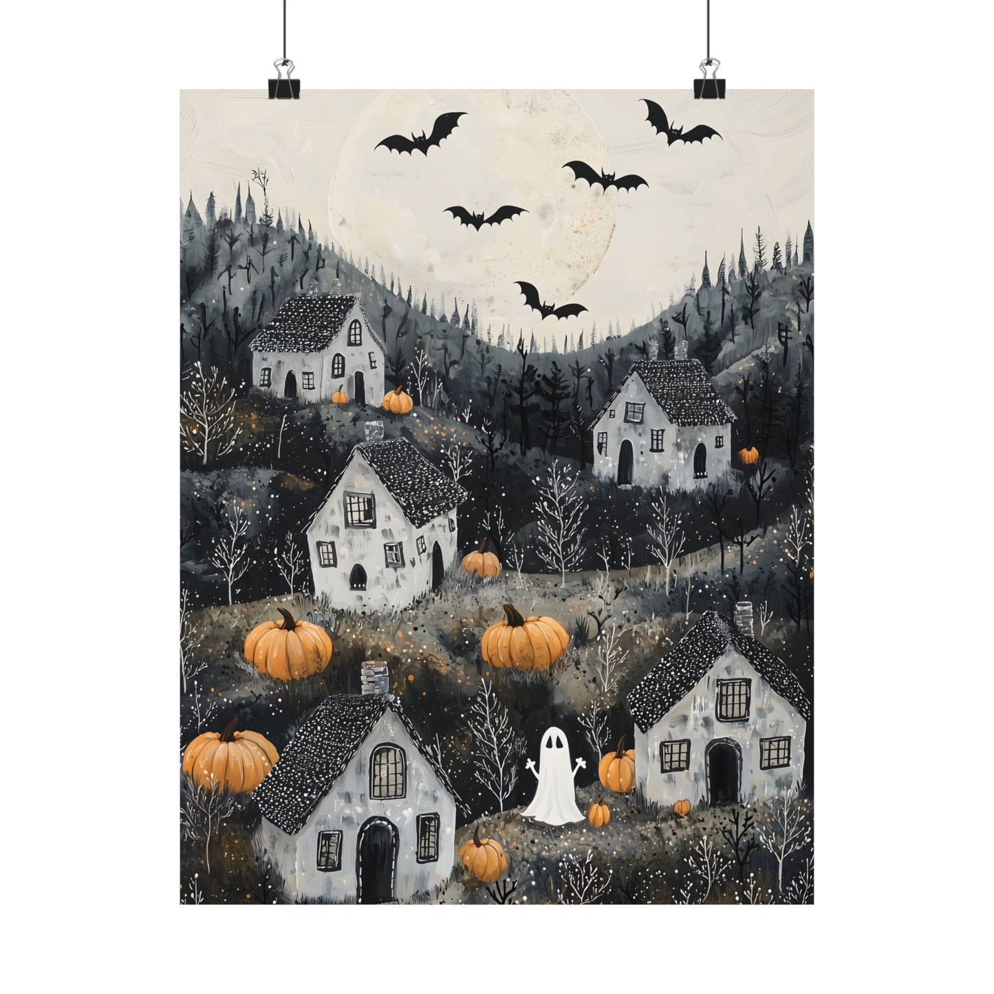 Halloween Town Art Print