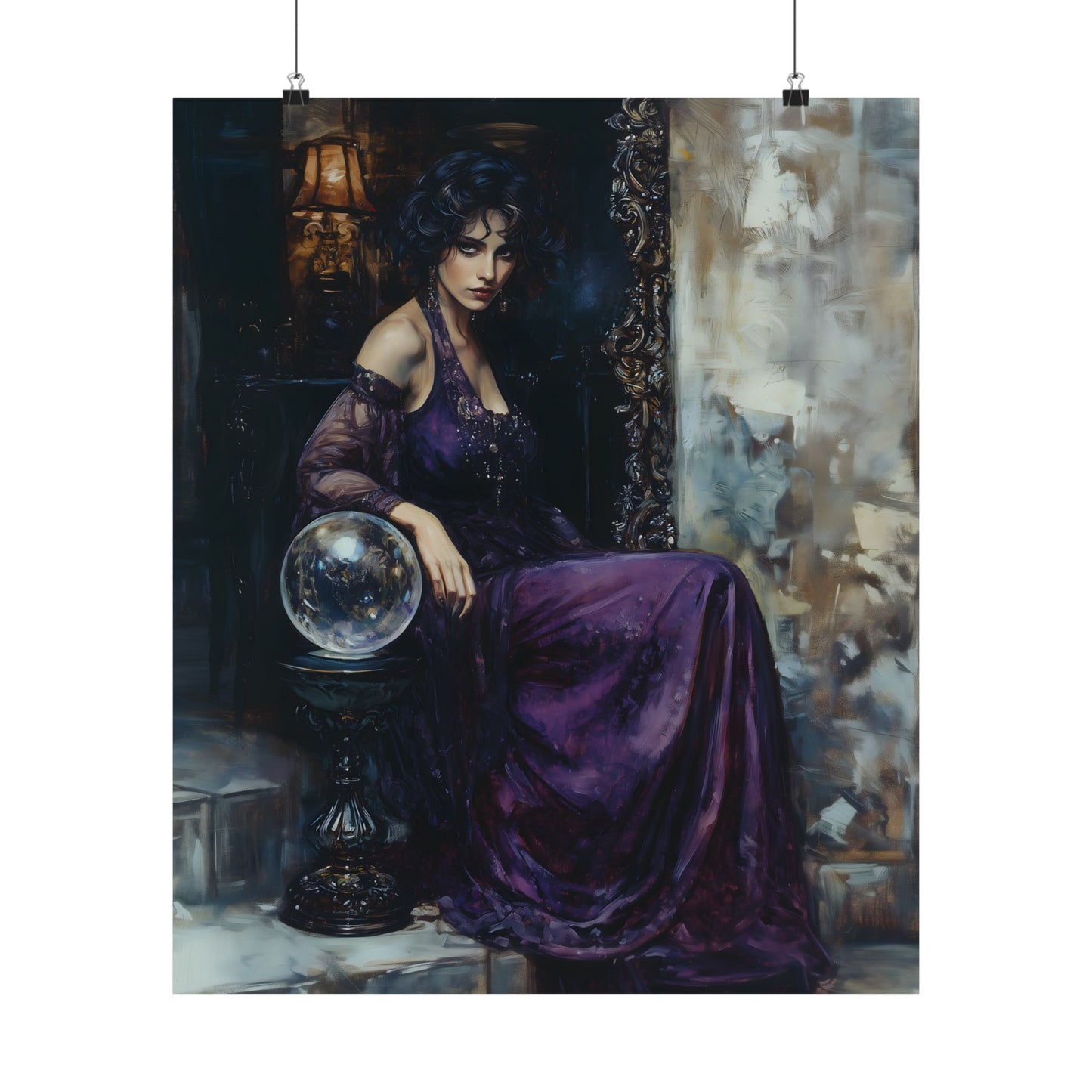 Purple Witch Art Print