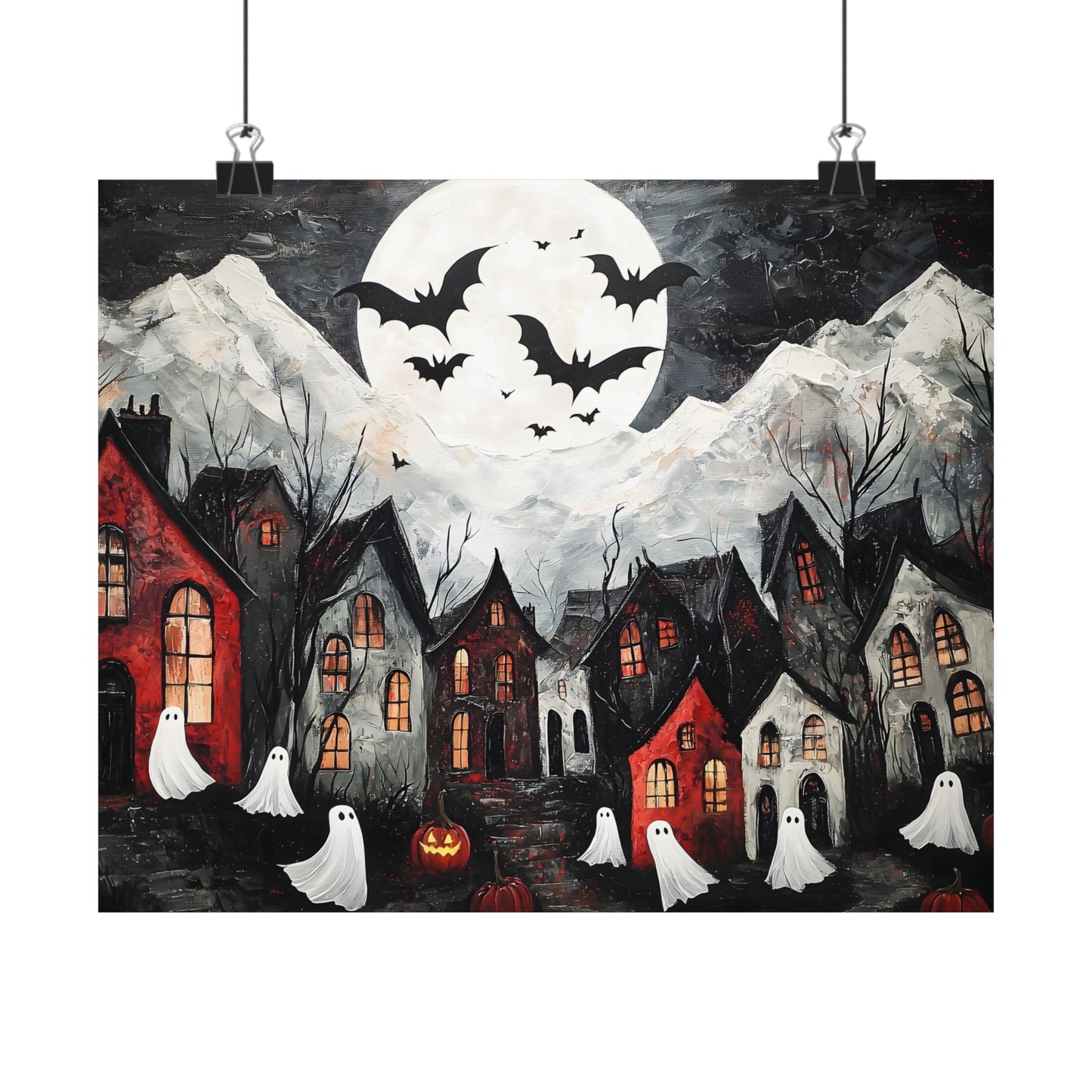 Halloween Town Art Print