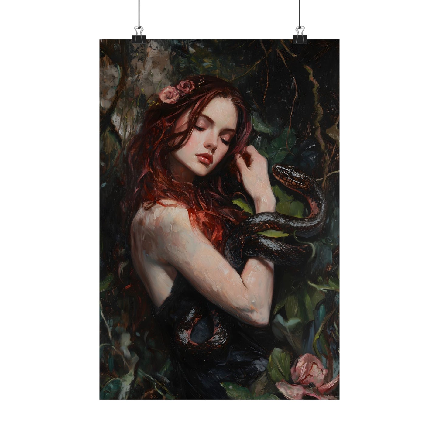 Lilith and Snake Art Print