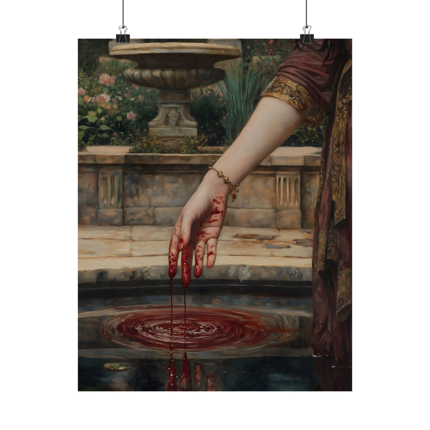 Blood and Water Art Print