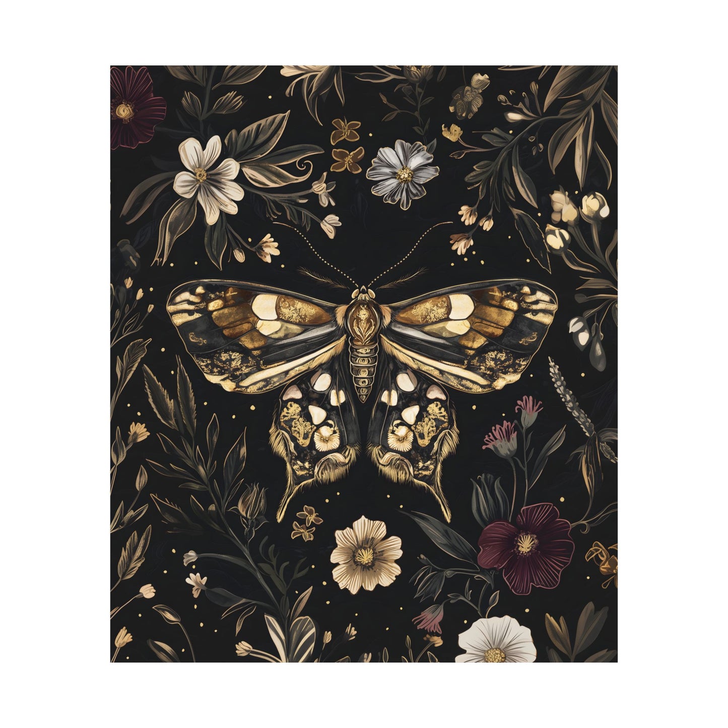 Dark Moth Art Print