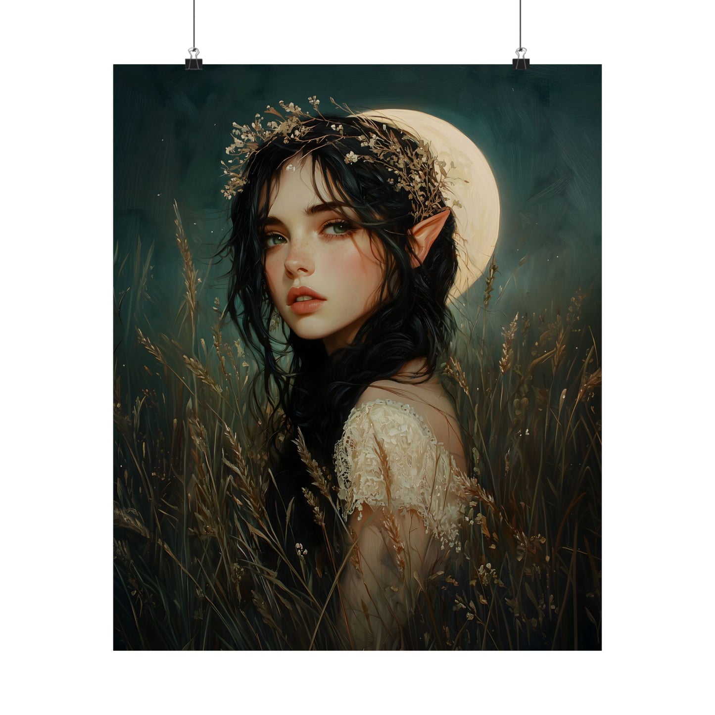 Elven Moon Art Print