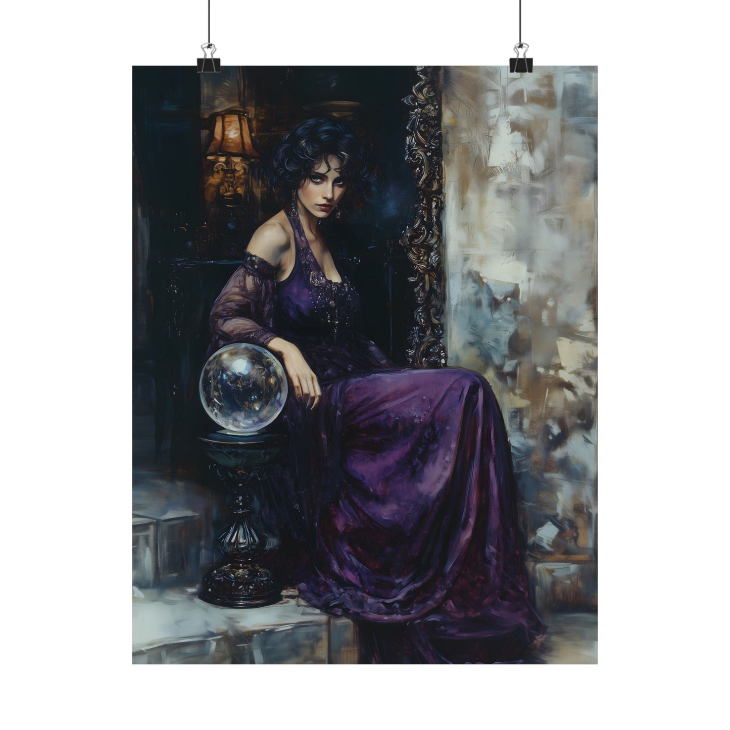 Purple Witch Art Print